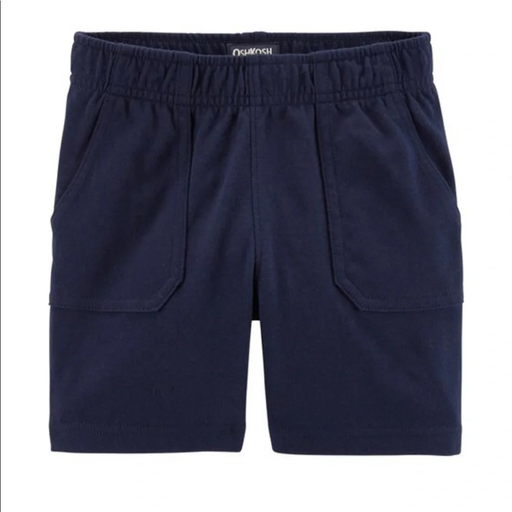 NWT Boys OshKosh B’Gosh Flat Front Navy Shorts